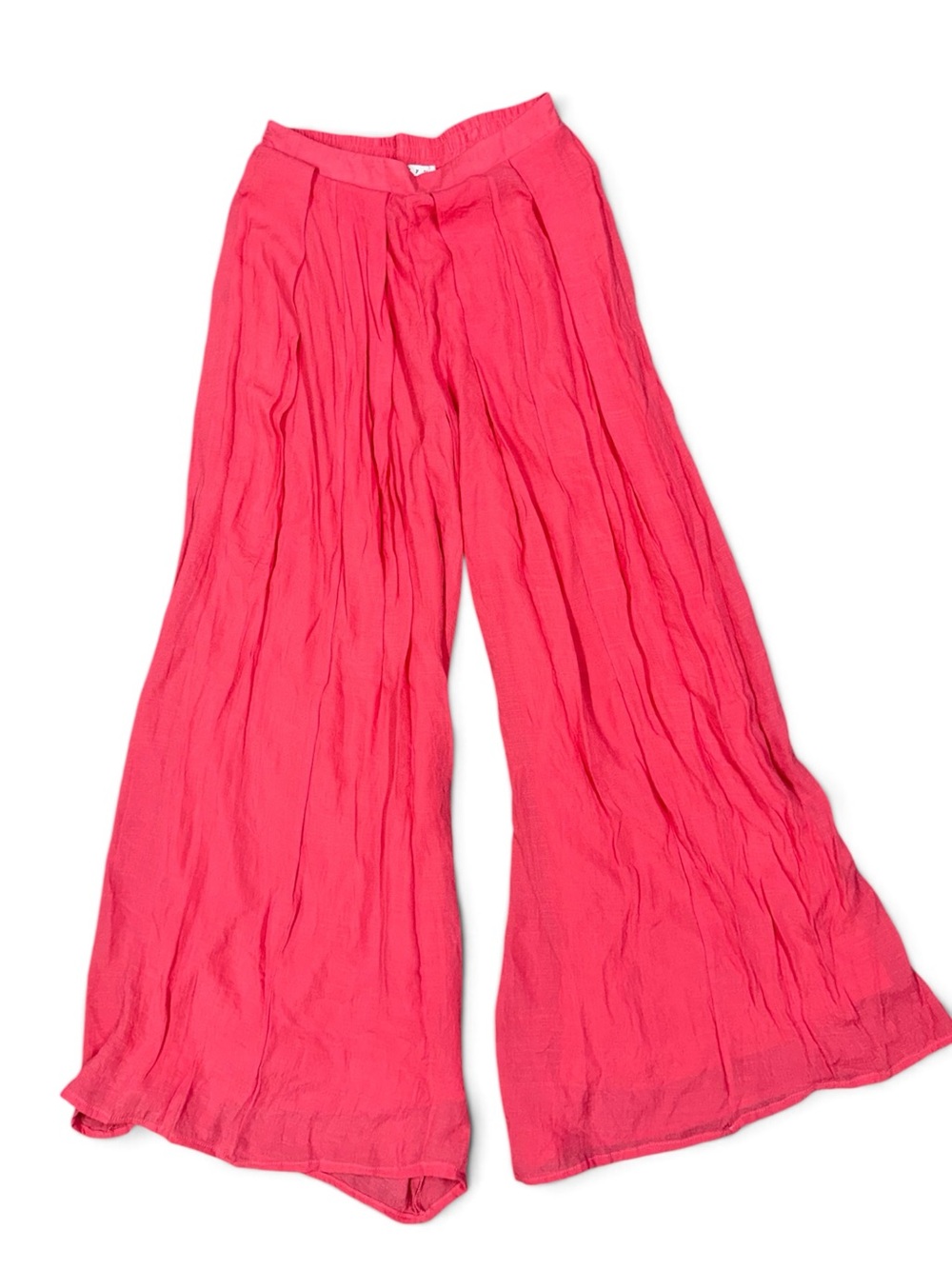 HYFVE High Rise Wide Leg Palazzo Pants in Hot Pink NWOT